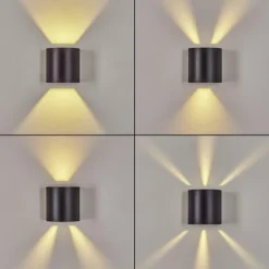 Applique murale d'extérieur Arteaga LED Noir, 1 lumière