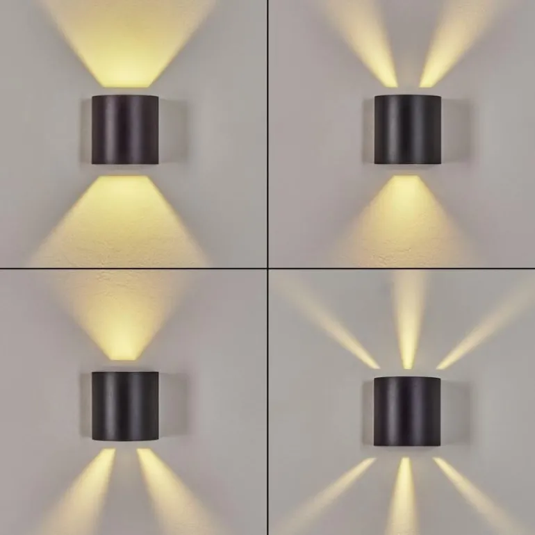 Applique murale d'extérieur Arteaga LED Noir, 1 lumière