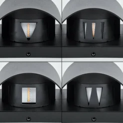 Applique murale d'extérieur Arteaga LED Noir, 1 lumière