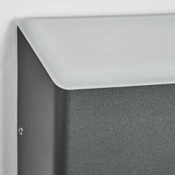 Applique murale d'extérieur Yobo LED Anthracite, 1 lumière