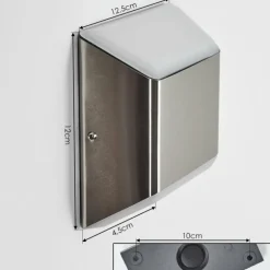 Applique murale d'extérieur Yobo LED Acier inoxydable, 1 lumière