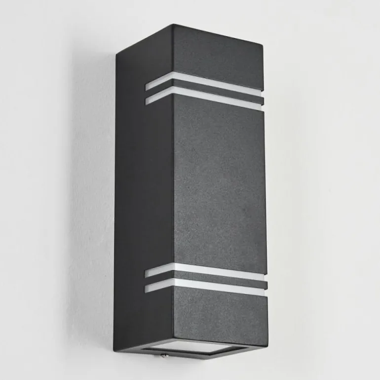 Applique murale d'extérieur Fokpo LED Noir, 1 lumière