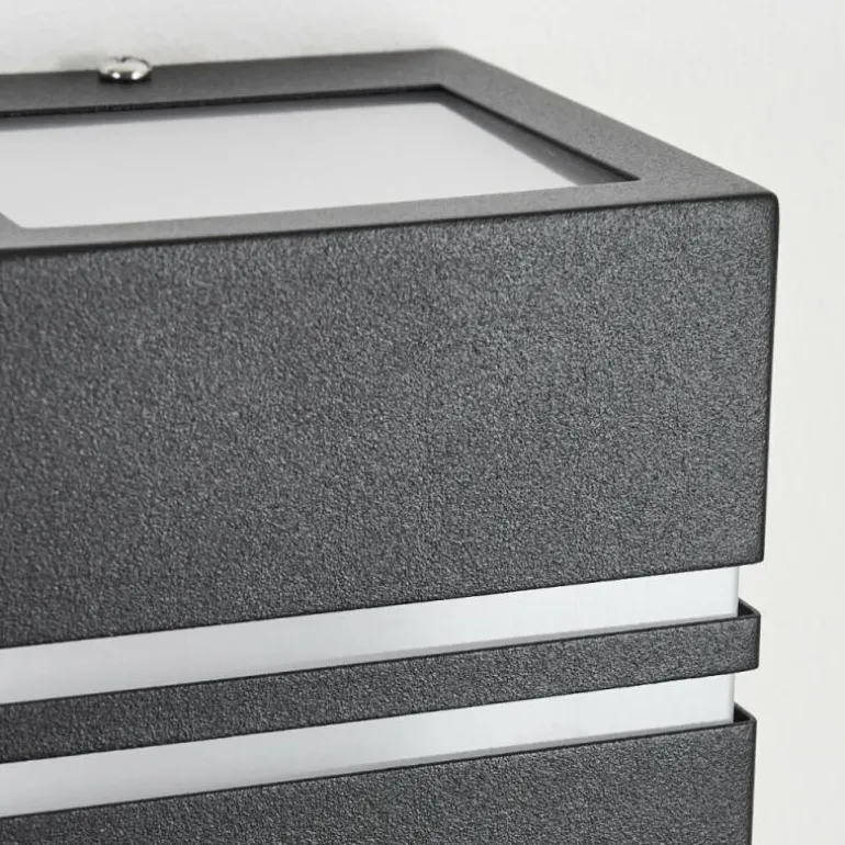 Applique murale d'extérieur Fokpo LED Noir, 1 lumière