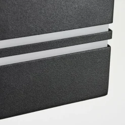 Applique murale d'extérieur Fokpo LED Noir, 1 lumière