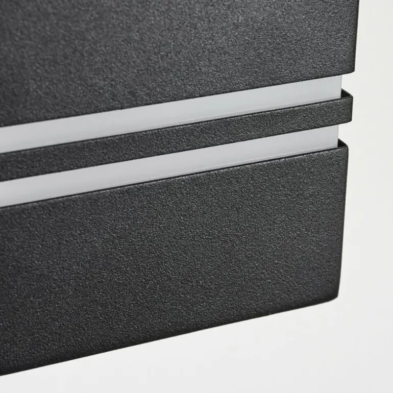 Applique murale d'extérieur Fokpo LED Noir, 1 lumière