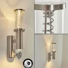 Applique murale d'extérieur Natalia Acier inoxydable, 2 lumières