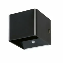 Applique murale d'extérieur FHL easy Magnetics LED Noir, 1 lumière, Détecteur de mouvement