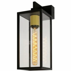 Applique murale d'extérieur Lucide LAURENS Noir, 1 lumière