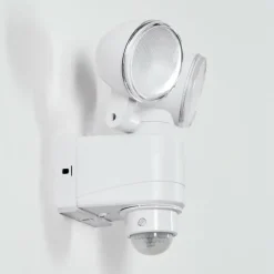 Applique murale d'extérieur Anyarhwi LED Blanc, 2 lumières, Détecteur de mouvement
