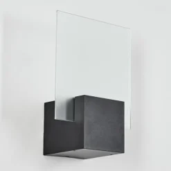 Applique murale d'extérieur Aasbo LED Noir, 1 lumière