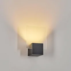 Applique murale d'extérieur Aasbo LED Noir, 1 lumière