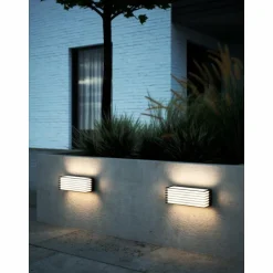 Applique murale d'extérieur Nordlux FLUCTUS Noir, 2 lumières