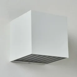 Applique murale d'extérieur Barrero LED Blanc, 1 lumière