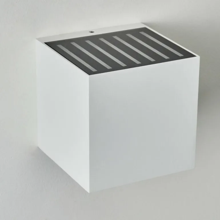 Applique murale d'extérieur Barrero LED Blanc, 1 lumière