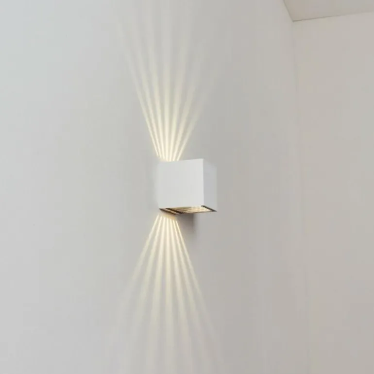 Applique murale d'extérieur Barrero LED Blanc, 1 lumière