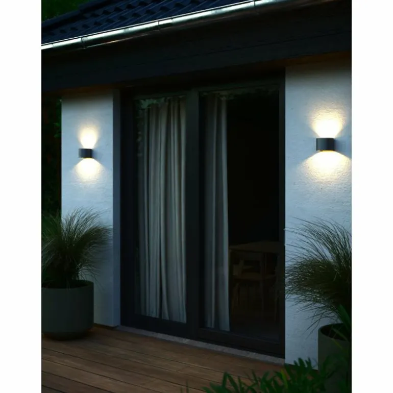 Applique murale d'extérieur Nordlux MILDA LED Anthracite, 1 lumière
