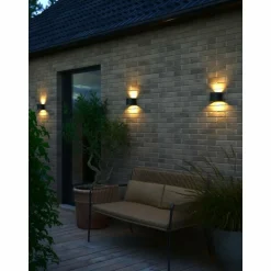 Applique murale d'extérieur Nordlux MILDA LED Noir, 1 lumière