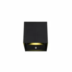 Applique murale d'extérieur Reality TALENT LED Noir, 2 lumières, Détecteur de mouvement