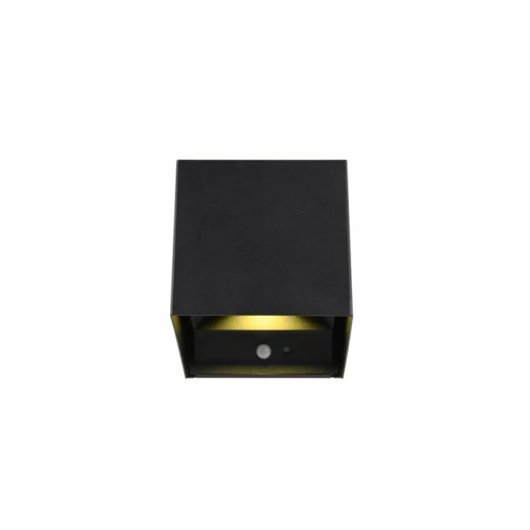 Applique murale d'extérieur Reality TALENT LED Noir, 2 lumières, Détecteur de mouvement