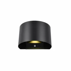 Applique murale d'extérieur Reality TALENT LED Noir, 2 lumières, Détecteur de mouvement