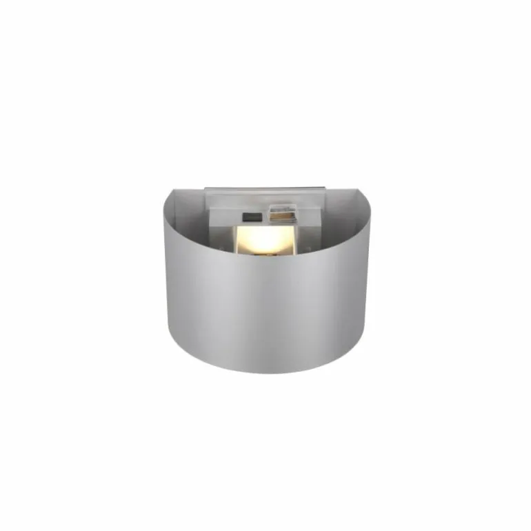 Applique murale d'extérieur Reality TALENT LED Titane, 2 lumières, Détecteur de mouvement