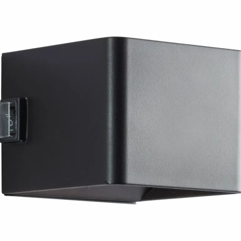 Applique murale d'extérieur Brilliant Iseo LED Noir, 1 lumière