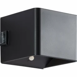 Applique murale d'extérieur Brilliant Iseo LED Noir, 1 lumière