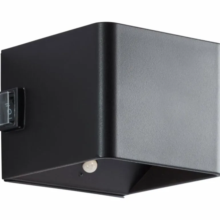 Applique murale d'extérieur Brilliant Iseo LED Noir, 1 lumière