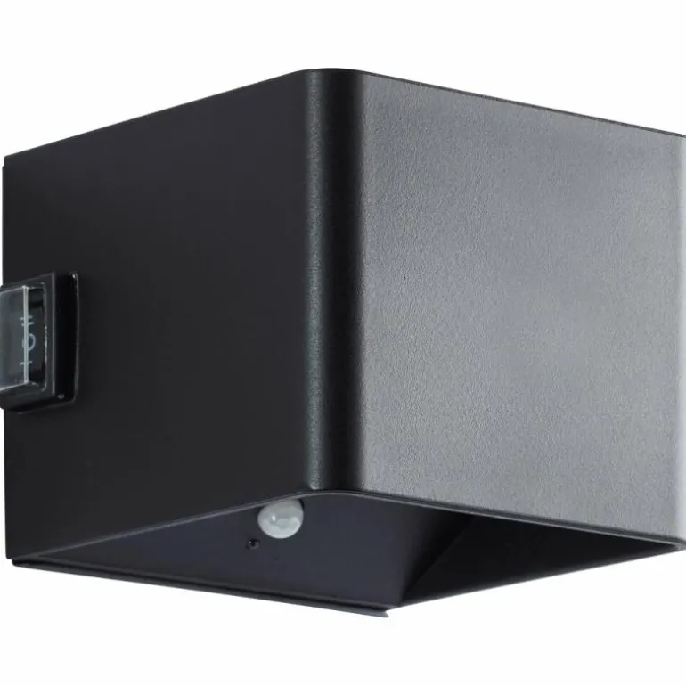 Applique murale d'extérieur Brilliant Iseo LED Noir, 1 lumière