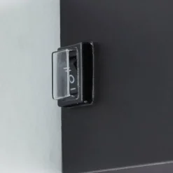 Applique murale d'extérieur Brilliant Iseo LED Noir, 1 lumière