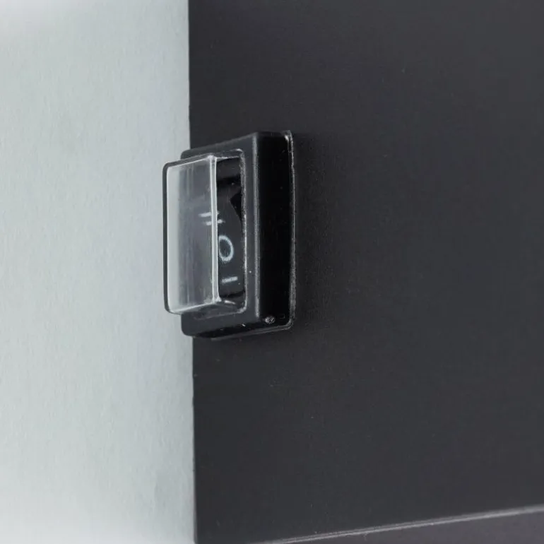 Applique murale d'extérieur Brilliant Iseo LED Noir, 1 lumière