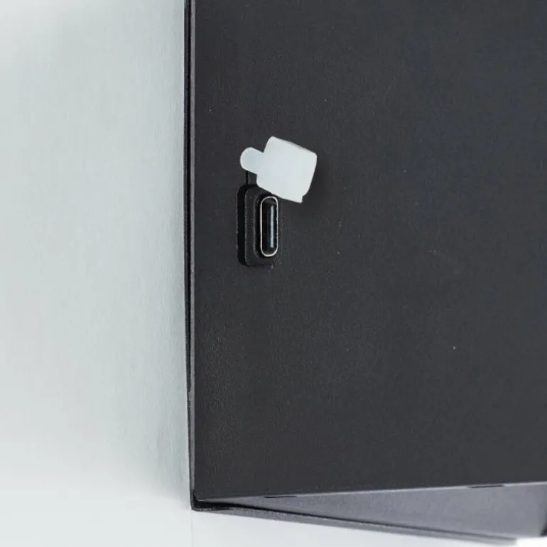 Applique murale d'extérieur Brilliant Iseo LED Noir, 1 lumière