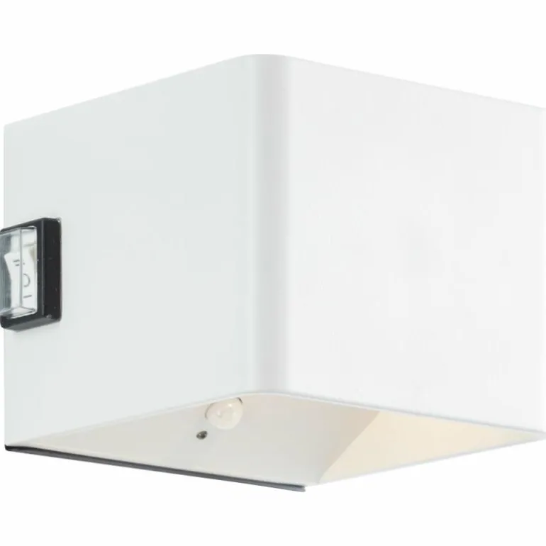 Applique murale d'extérieur Brilliant Iseo LED Blanc, 1 lumière