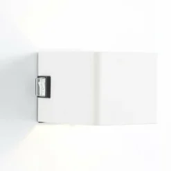 Applique murale d'extérieur Brilliant Iseo LED Blanc, 1 lumière