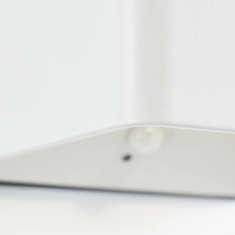 Applique murale d'extérieur Brilliant Iseo LED Blanc, 1 lumière