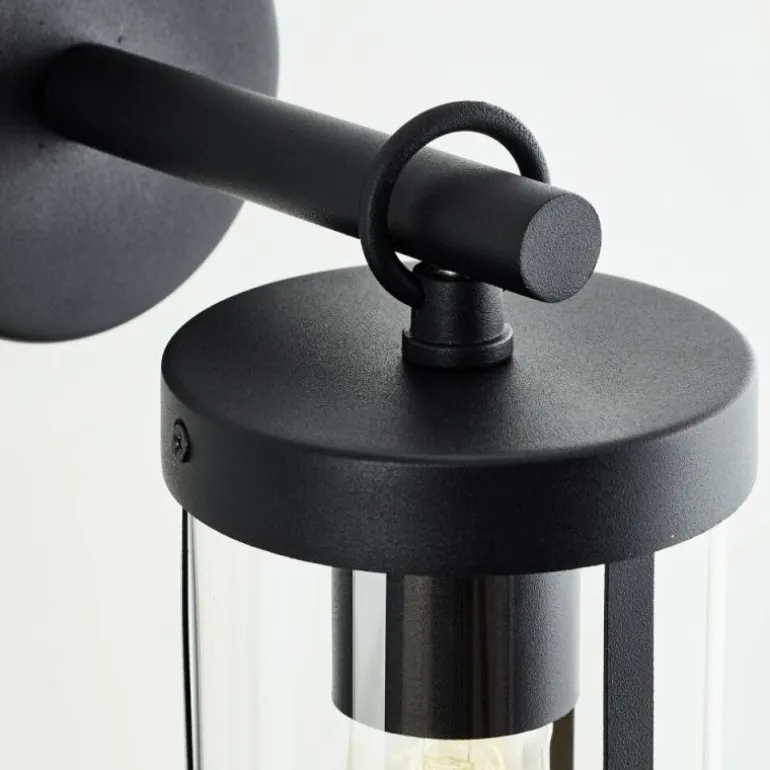 Applique murale d'extérieur Brilliant Sidney Noir, 1 lumière