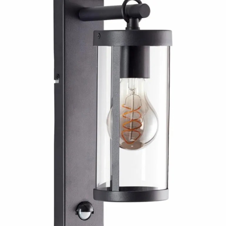 Applique murale d'extérieur Brilliant Sidney Noir, 1 lumière