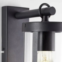 Applique murale d'extérieur Brilliant Sidney Noir, 1 lumière