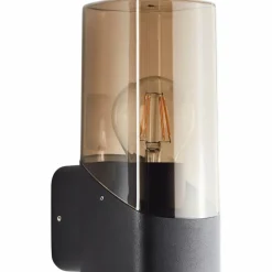 Applique murale d'extérieur Brilliant Minou Noir, 1 lumière