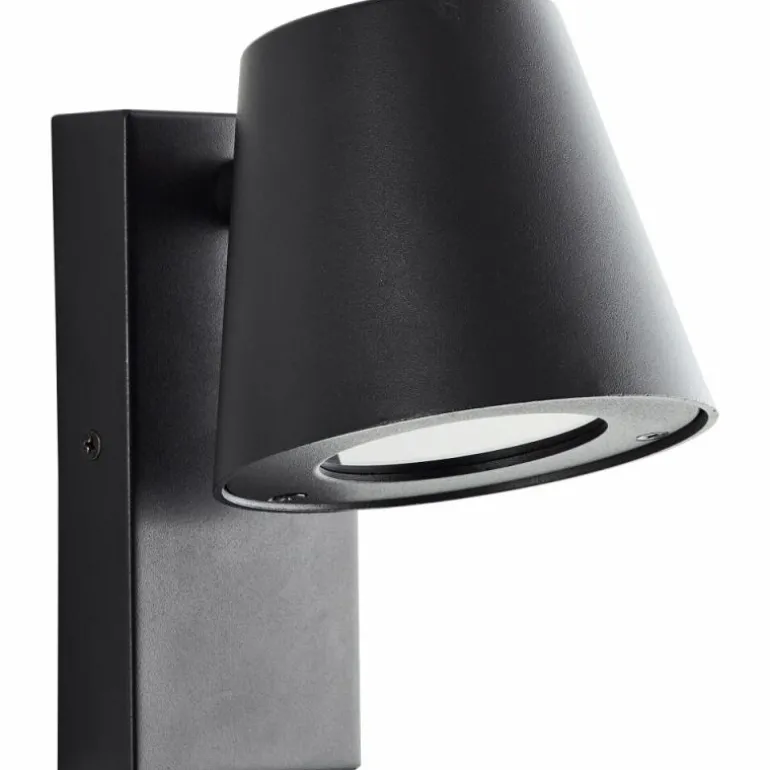 Applique murale d'extérieur Brilliant Bari Noir, 1 lumière