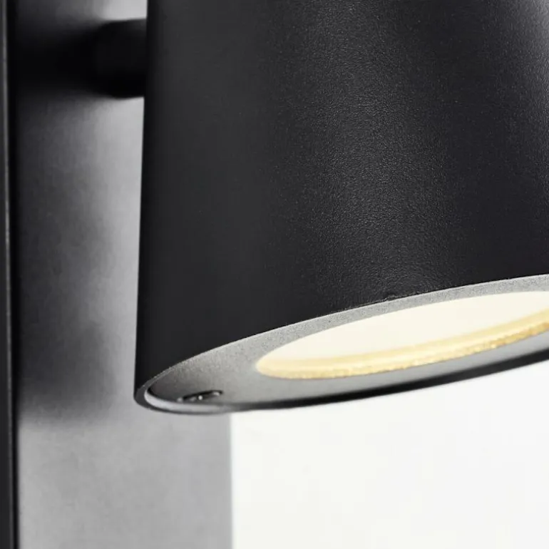 Applique murale d'extérieur Brilliant Bari Noir, 1 lumière