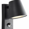 Applique murale d'extérieur Brilliant Bari Noir, 1 lumière
