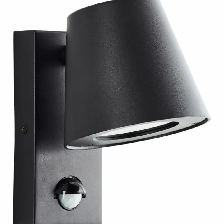 Applique murale d'extérieur Brilliant Bari Noir, 1 lumière