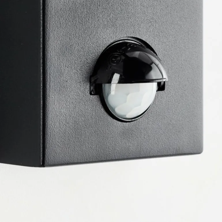 Applique murale d'extérieur Brilliant Bari Noir, 1 lumière