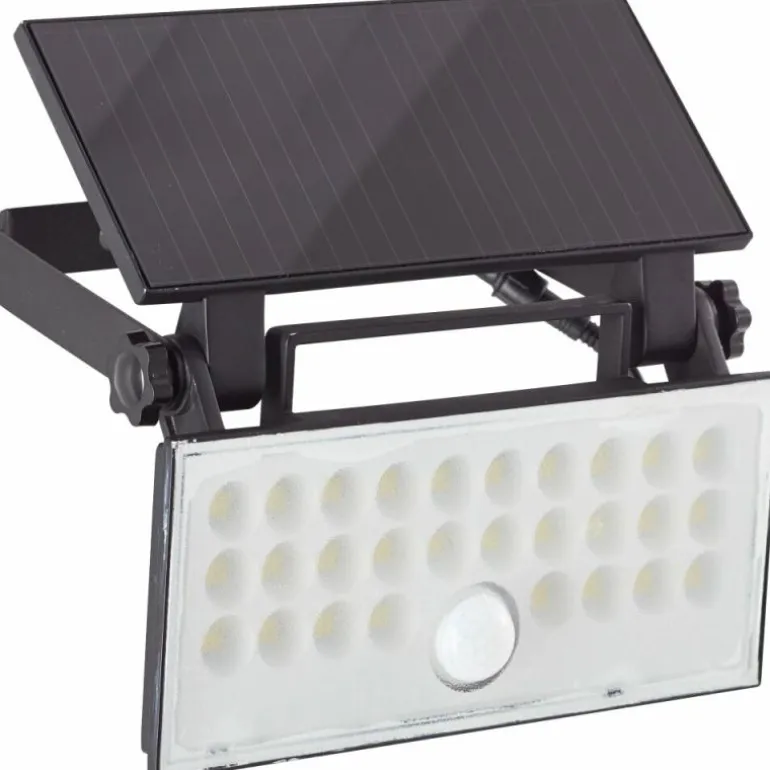 Applique murale d'extérieur Brilliant Luton LED Noir, 1 lumière, Détecteur de mouvement