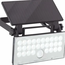 Applique murale d'extérieur Brilliant Luton LED Noir, 1 lumière, Détecteur de mouvement