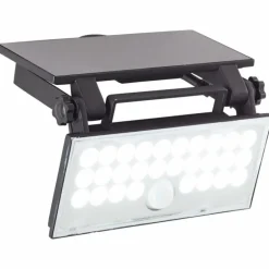 Applique murale d'extérieur Brilliant Luton LED Noir, 1 lumière, Détecteur de mouvement