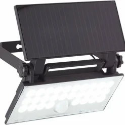 Applique murale d'extérieur Brilliant Luton LED Noir, 1 lumière, Détecteur de mouvement