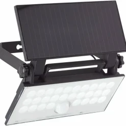 Applique murale d'extérieur Brilliant Luton LED Noir, 1 lumière, Détecteur de mouvement