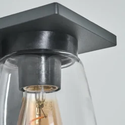 Applique murale d'extérieur Aquin Anthracite, 1 lumière